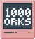 1000 Orks Logo